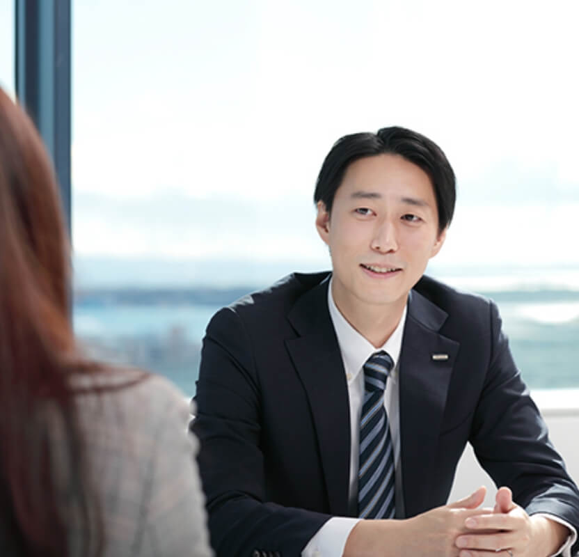 インタビュー風景