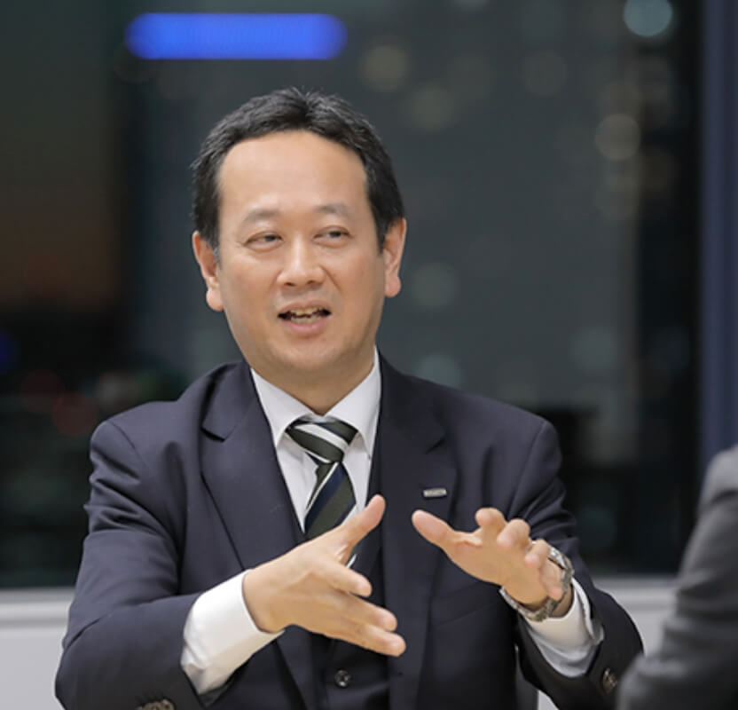 インタビュー風景