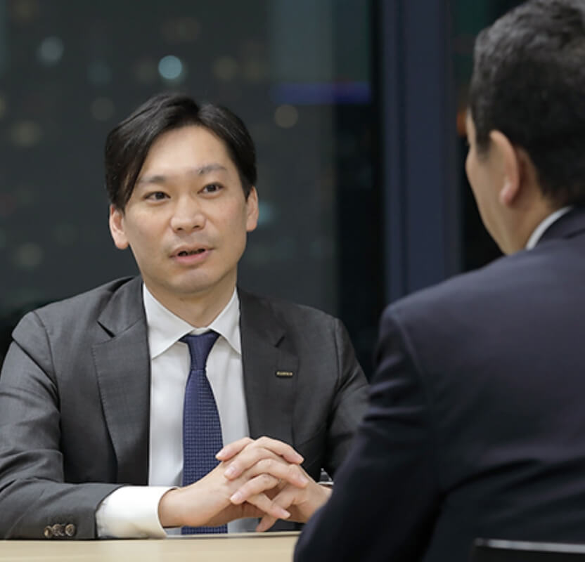 インタビュー風景