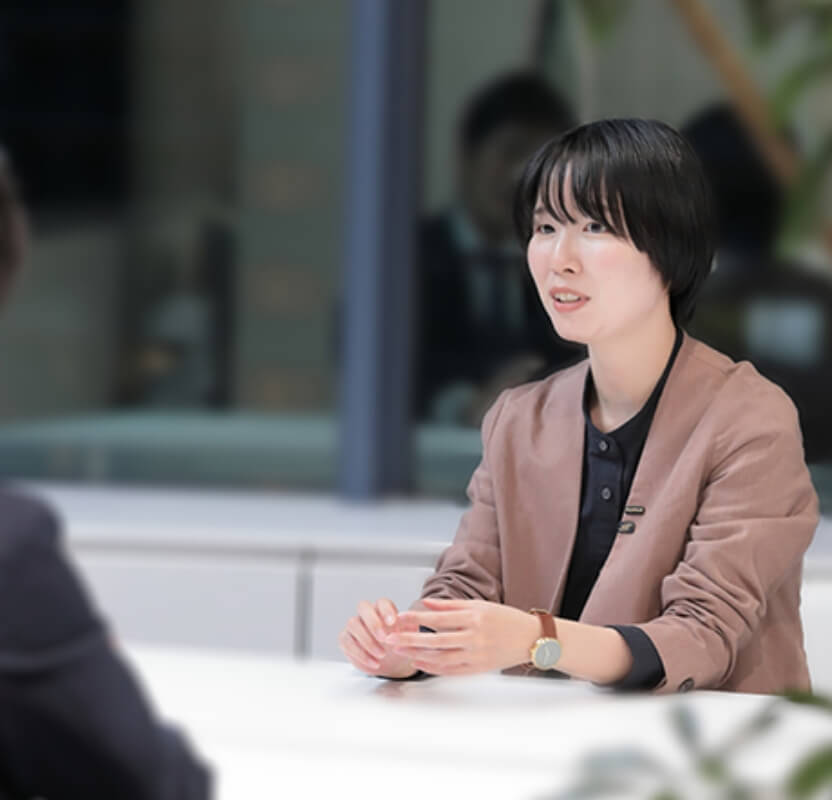 インタビュー風景