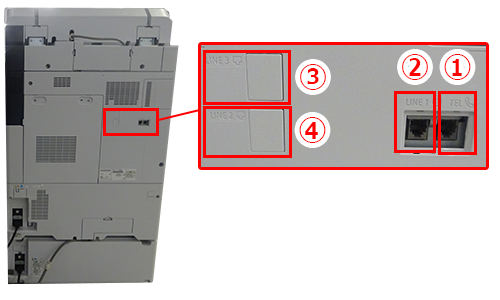 複合機背面画像