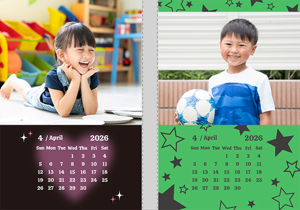 Calendar Print” designs