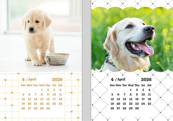 Calendar Print” designs