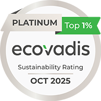ecovadis 2025 platinum logo